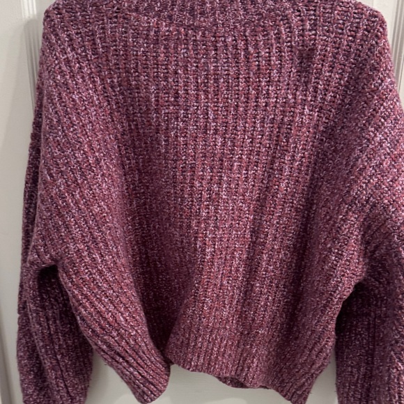 LOFT Maroon Cowl Neck Sweater - Picture 4 of 4
